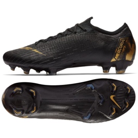 Nike Mercurial Vapor 12 Elite Fg M AH7380-077 fodboldsko sort sort