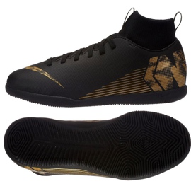 Indendørs sko Nike Mercurial SuperflyX 6 Club Ic Jr AH7346-077 sort sort