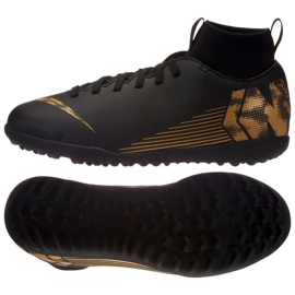 Nike Mercurial SuperflyX 6 Club Tf Jr AH7345-077 fodboldsko sort sort