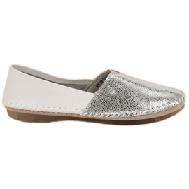 VINCEZA læder slipons grå