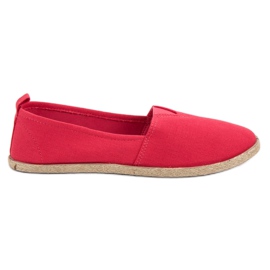 Røde Slip On Sneakers