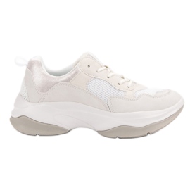 Kylie Moderigtige hvide sneakers