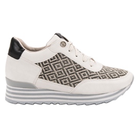 Aclys Sneakers med mønster brun