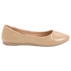 Lakeret VICES ballerinaer brun