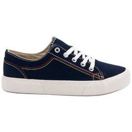 Kylie Marineblå sneakers marine blå