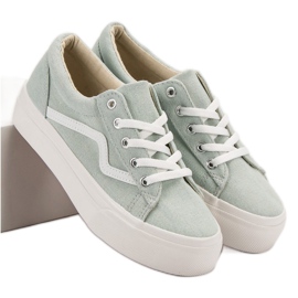Kylie Moderigtige grønne sneakers