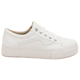 Kylie Moderigtige hvide sneakers