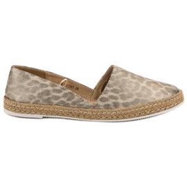 Kylie Plettet Espadrilles beige flerfarvet