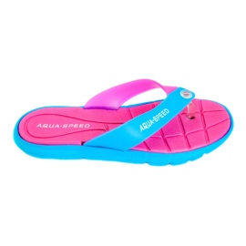 Aqua-Speed ​​Bali hjemmesko pink-blå 03 479 lyserød