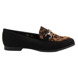 Plettede VICES -loafers sort