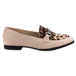 Plettede VICES -loafers brun