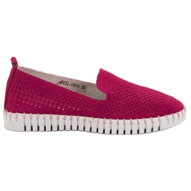 Filippo Pink Leather Lords lyserød