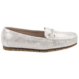 Kylie Sølv loafers grå