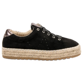 Seastar Bundet Espadrilles sort