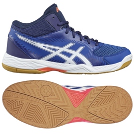 Asics Gel Task M B703Y 4901 volleyballsko flerfarvet blå