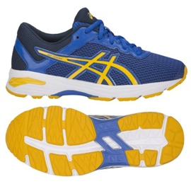 Løbesko Asics Gt 1000 6 Gs W C740N-4504 blå gul marine blå