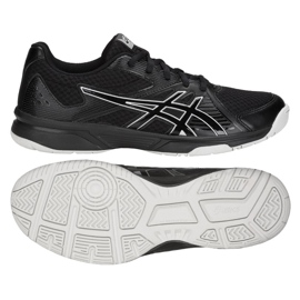 Asics Upcourt 3 M 1071A019-001 volleyballsko flerfarvet sort
