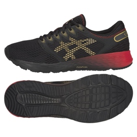 Løbesko Asics RoadHawk Ff M 1011A590-001 sort rød gul