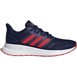 Løbesko adidas Falcon K Jr F36543 marine blå