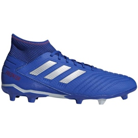 Adidas Predator 19.3 Fg M BB8112 fodboldstøvler flerfarvet blå