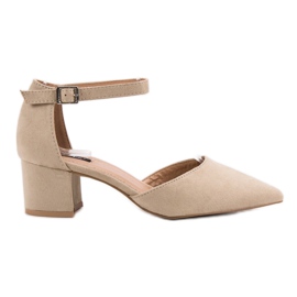 Beige pumper i Spitz VICES