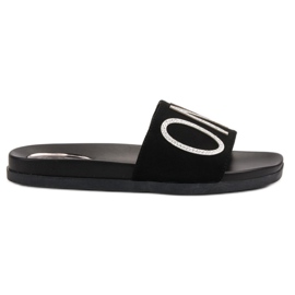 Filippo Black One hjemmesko sort