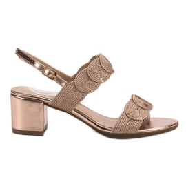 Filippo Elegante gyldne sandaler gylden
