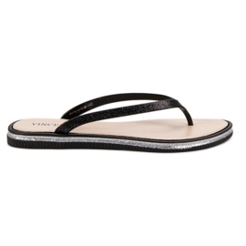 VINCEZA glitter flip-flops sort