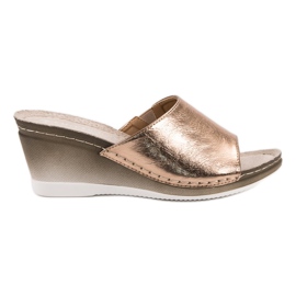 VINCEZA Kile sandaler gylden