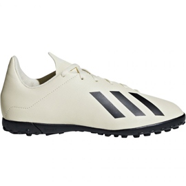 Adidas X Tango 18.4 Tf Jr DB2436 fodboldstøvler flerfarvet hvid