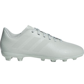 Adidas Nemeziz 18.4 FxG Jr DB2356 fodboldstøvler flerfarvet hvid