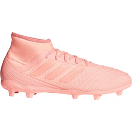 Adidas Predator 18.2 FG M DB1998 fodboldstøvler lyserød