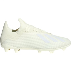 Adidas X 18.3 Fg M DB2184 fodboldstøvler flerfarvet hvid