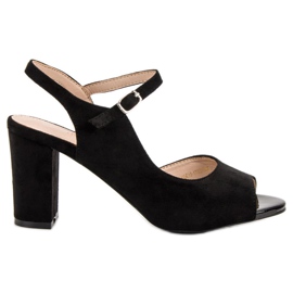 VINCEZA asymmetriske pumper sort