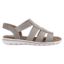 VINCEZA lette sandaler grå