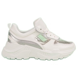 Gennemsigtige sneakers hvid