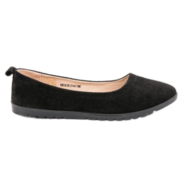 Vinceza Ballerinas med perler sort