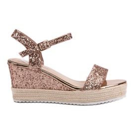 Seastar Komfortable kile sandaler gul
