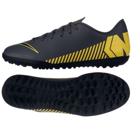 Nike Mercurial Vapor 12 Club Tf M AH7386-070 fodboldsko flerfarvet grå