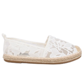 Hvid åbent espadrilles 68-130 Hvid