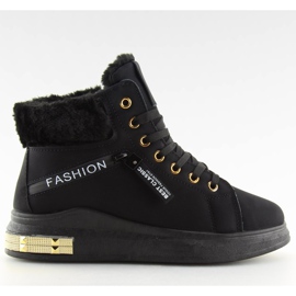 Sneakers varm sort W19-25 Sort II-GAT