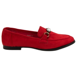 Røde loafers