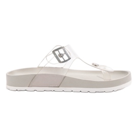 Seastar Gennemsigtige flip-flops grå