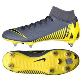 Nike Mercurial Superfly 6 Academy Sg M AH7364-070 fodboldsko sort grå