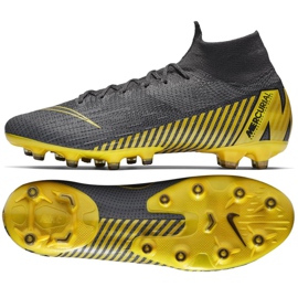 Nike Mercurial Superfly 6 Elite Ag Pro M AH7377-070 fodboldsko sort grå