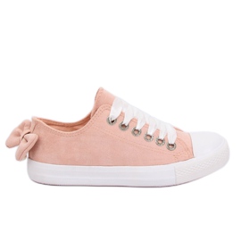 Lyserøde kvinders sneakers B88 D.PINK