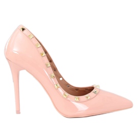 Pumper på en nål Valentina pink LL-76P Pink lyserød