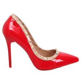 Pumps på en stilethæl Valentina rød LL-76P Rød