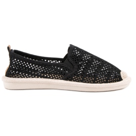 Sneakers med blonder sort