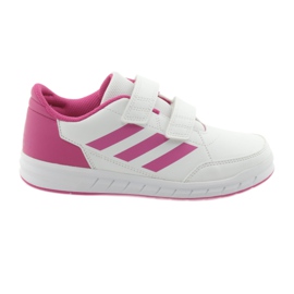 Adidas AltaSport CF K Jr D96828 sko hvid lyserød